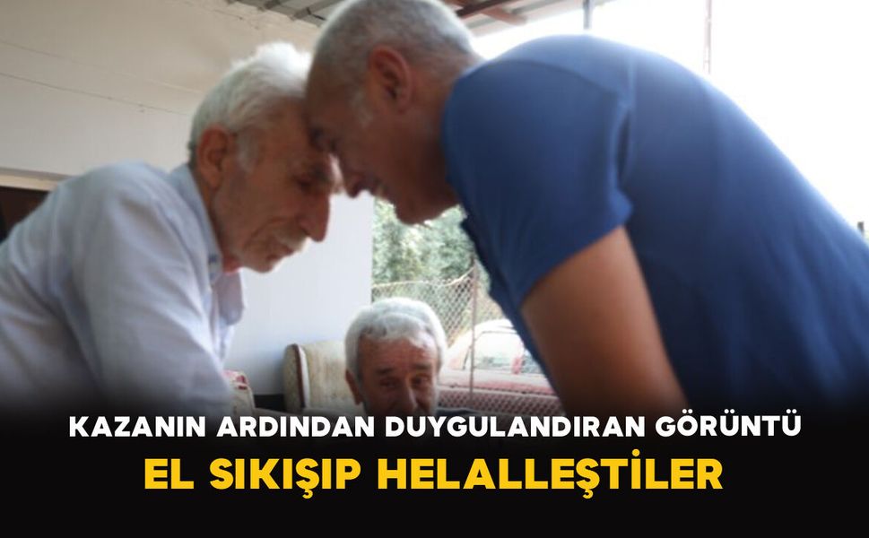 Kazanın Ardından Duygulandıran Görüntü: El Sıkışıp Helalleştiler