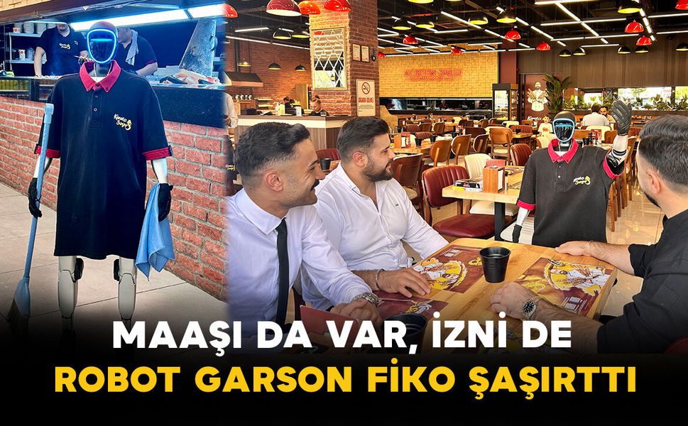 Maaşı da Var, İzni de: Robot Garson Fiko Şaşırttı