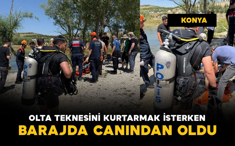 Olta teknesini kurtarmak isterken canından oldu