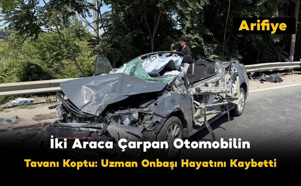 Önce Arızalı Tıra Sonra Emniyet Şeridindeki Araca Çarptı!