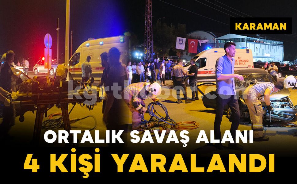 Ortalık savaş alanına döndü: 4 kişi yaralandı