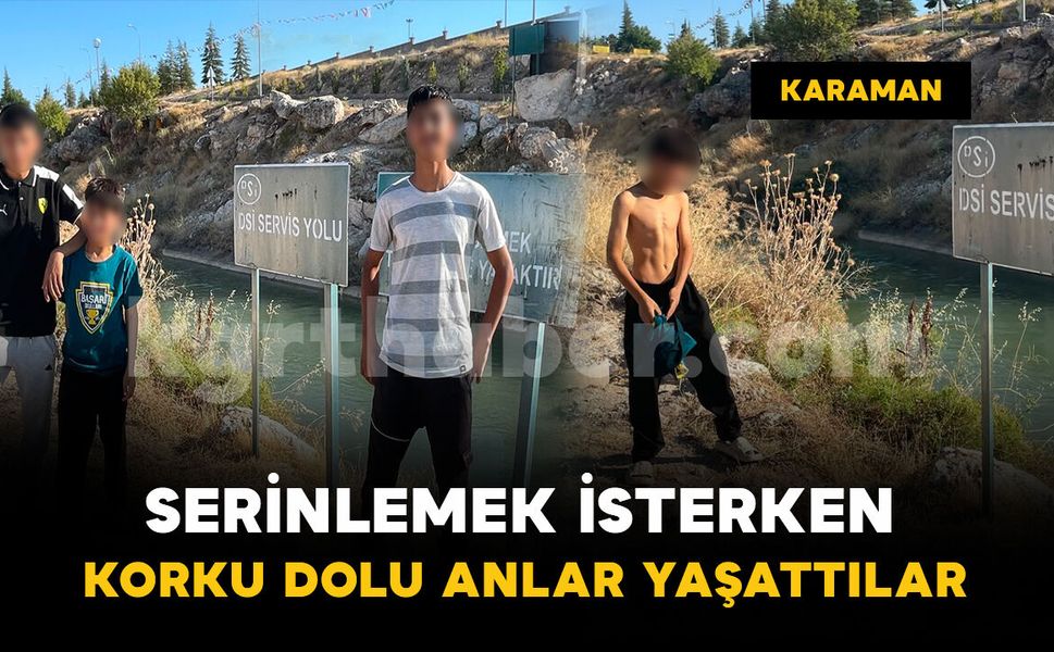 Serinlemek isterken korku dolu anlar yaşattılar: Bakın ne dediler