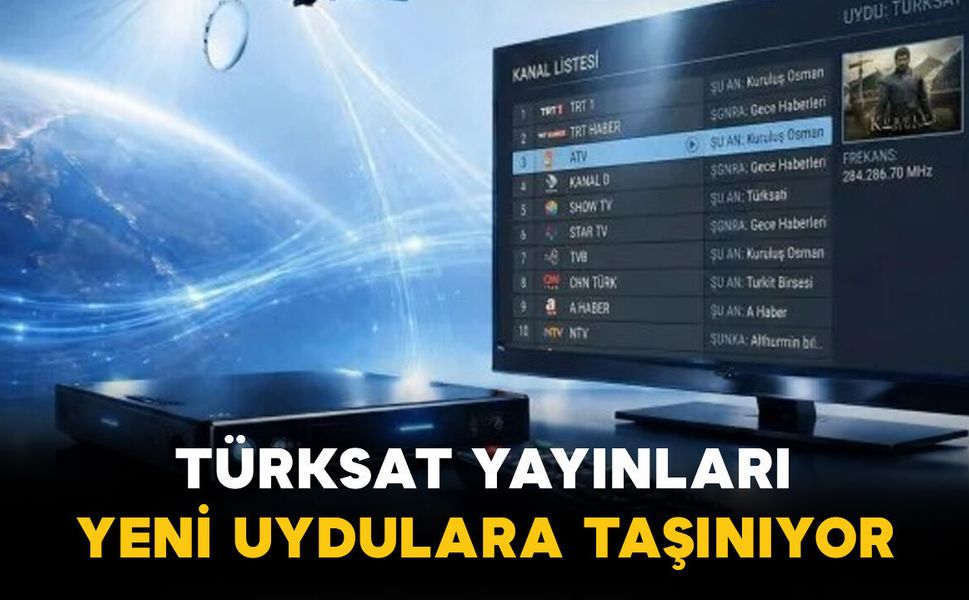 Türksat televizyon yayınları yeni nesil uydulara taşınıyor