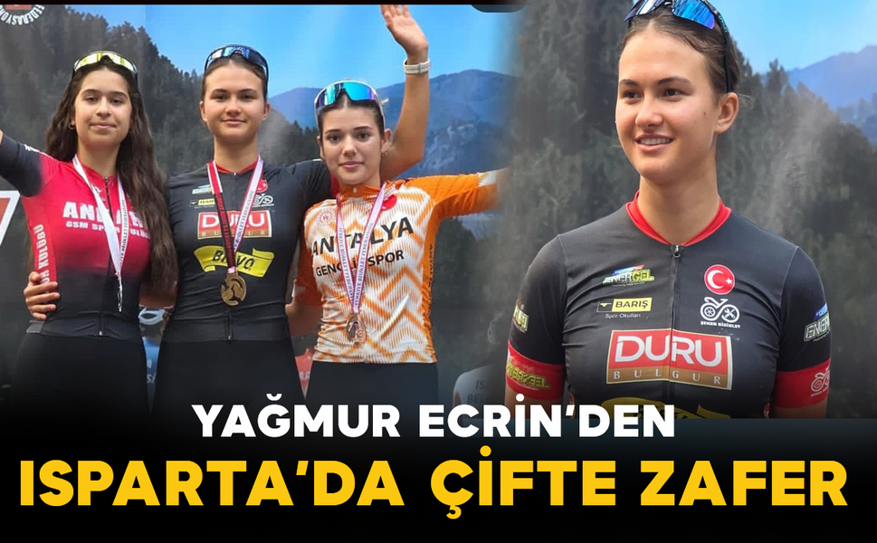Yağmur Ecrin’den Isparta’da Çifte Zafer