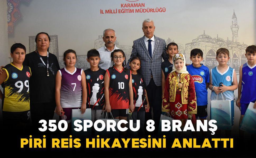 Karaman'da 350 Lisanslı Sporcu, 8 Branş: Piri Reis İlkokulu Başarı Hikâyesini Anlattı