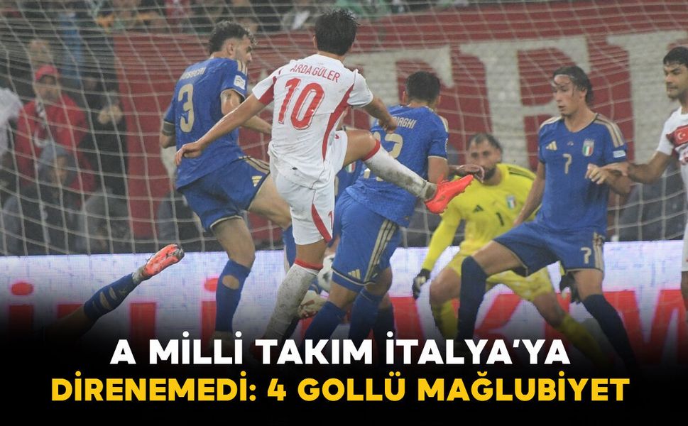 A Milli Takım, İtalya'ya direnemedi