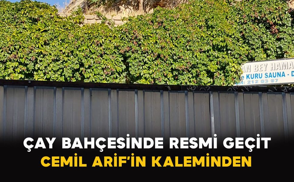 Çay Bahçesinde Resmi Geçit