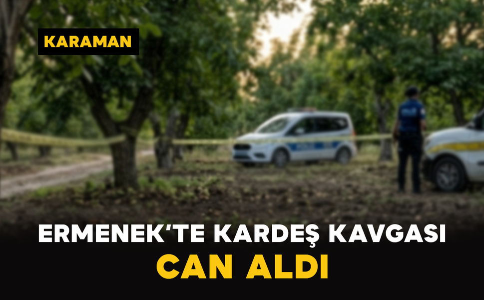 Ermenek’te kardeş kavgası can aldı