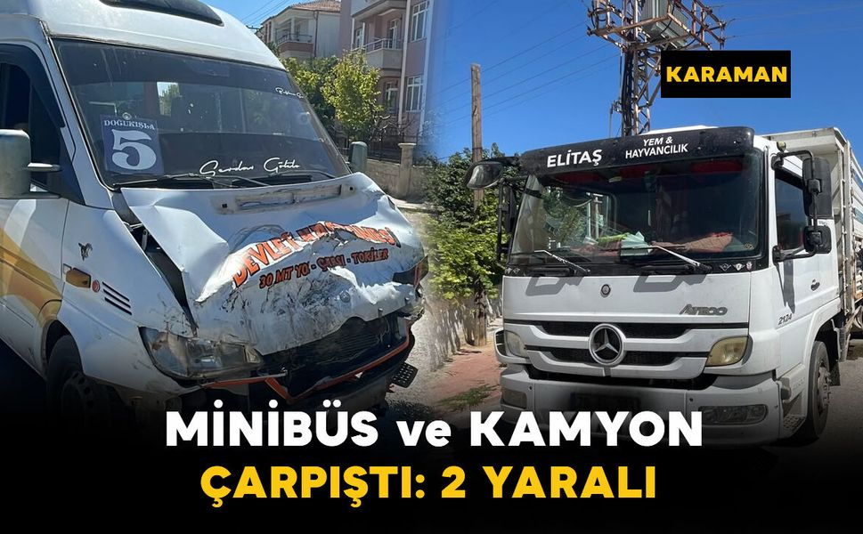 Yakıt yola boşaldı yürekler ağza geldi... Kazada 2 yaralı