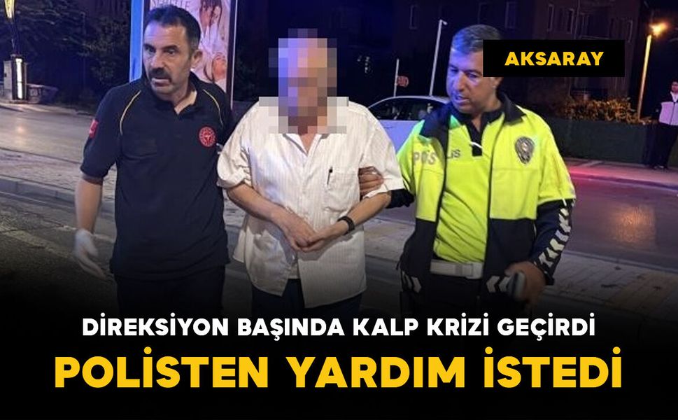 Yardımına polis memuru yetişti