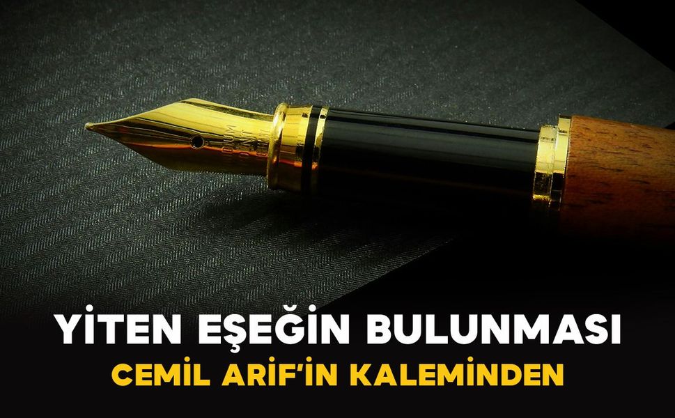 Cemil Arif: Yiten Eşeğin Bulunması