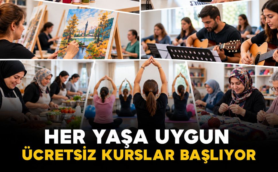 Karaman Belediyesi’nden her yaşa yönelik ücretsiz kurs imkanı