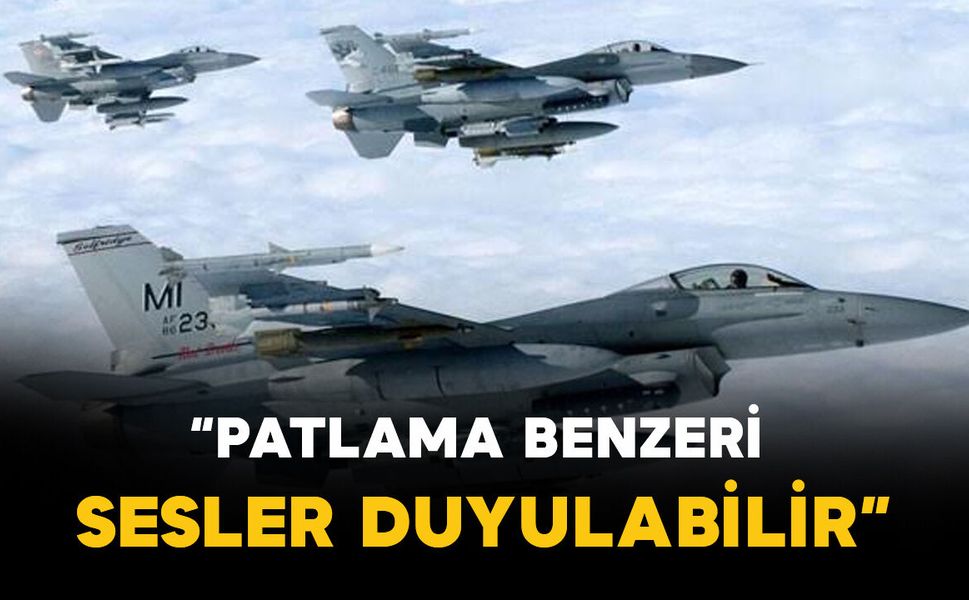 Karaman Valiliği uyardı: Patlama benzeri sesler duyulabilir