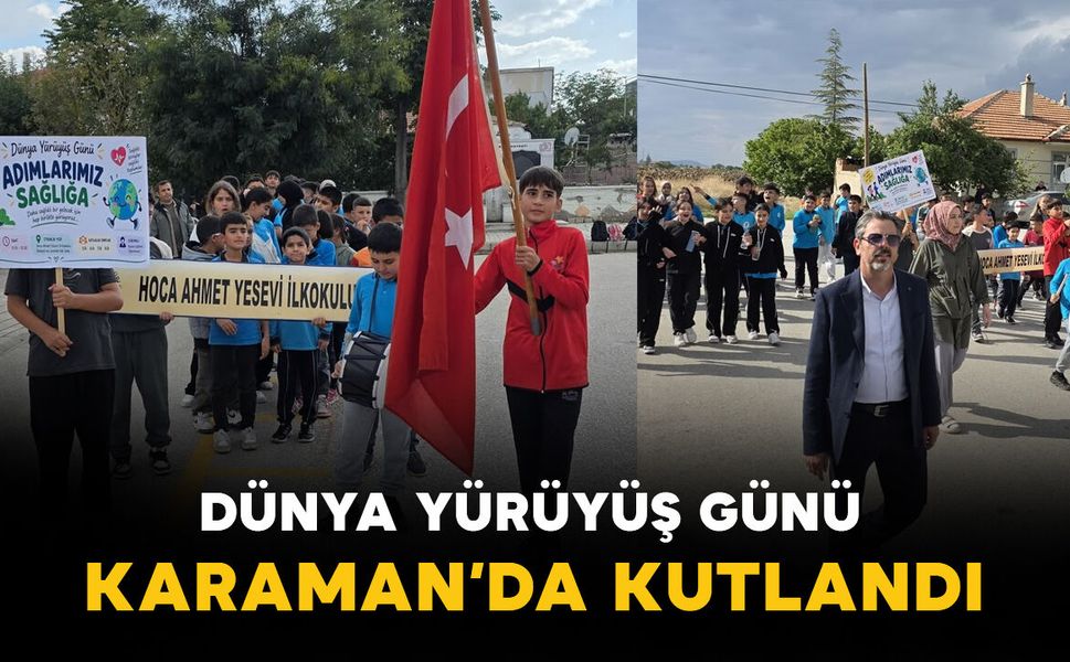 Karaman'da "Dünya Yürüyüş Günü" kutlandı