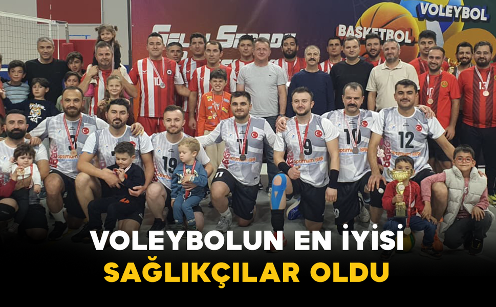 Karaman'da Voleybolun En İyisi Sağlıkçılar Oldu