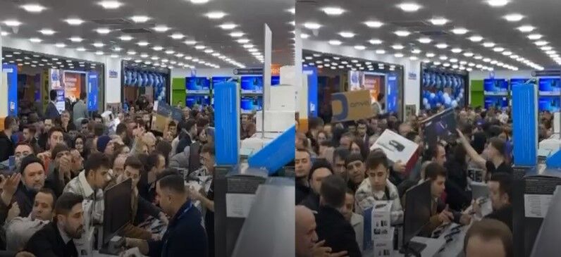 Mağaza Açılışında İzdiham Yaşandı1