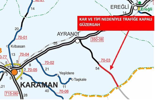 Yol Trafige Kapatiliyor1