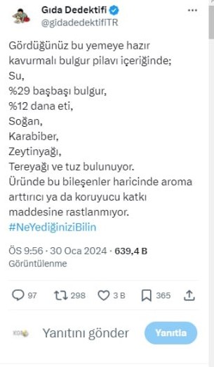 Gida Dedektifinden Duru Bulgura Ovgu1