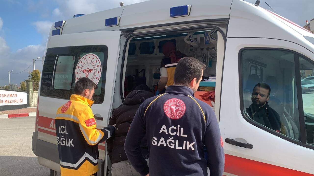 Karaman’da Moto Kurye Kazasında Ortalık Karıştı2
