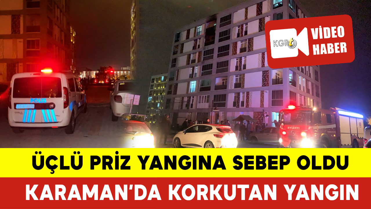 Akşam Saatlerinde Korkutan Yangın