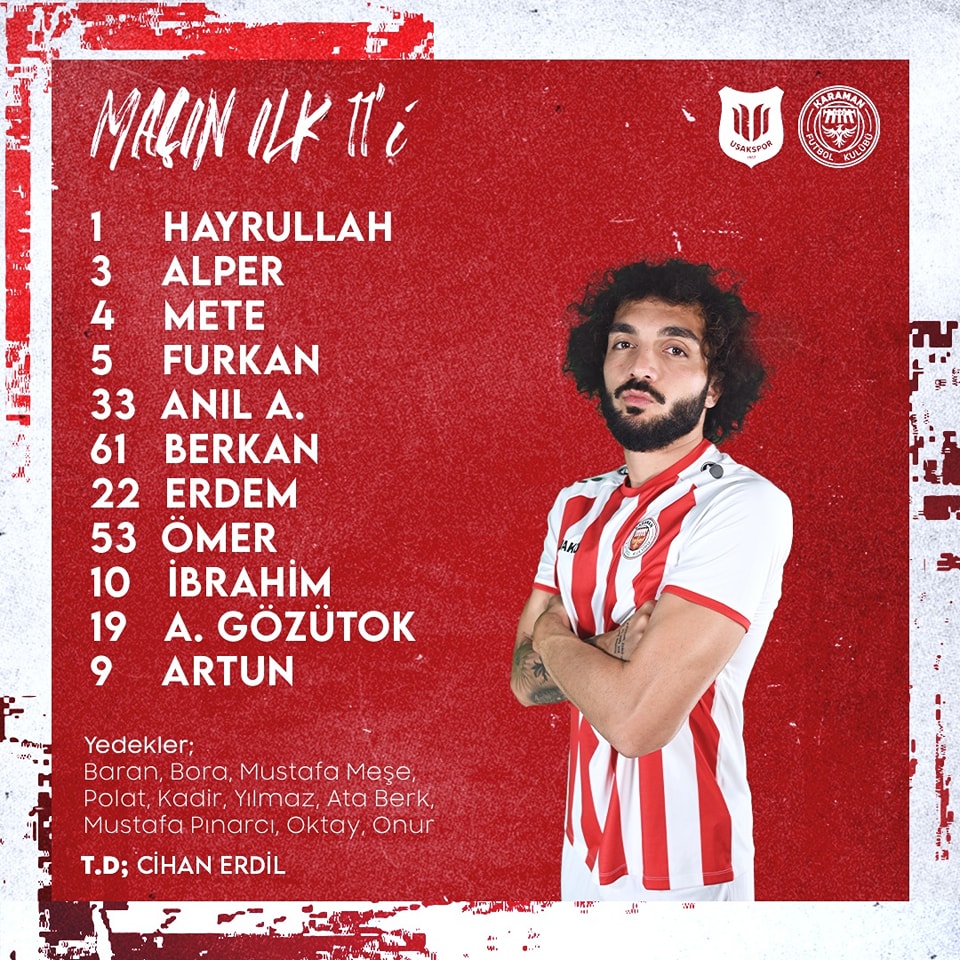 Ilk 11 Belli Oldu Usak Spor Karaman Fk1