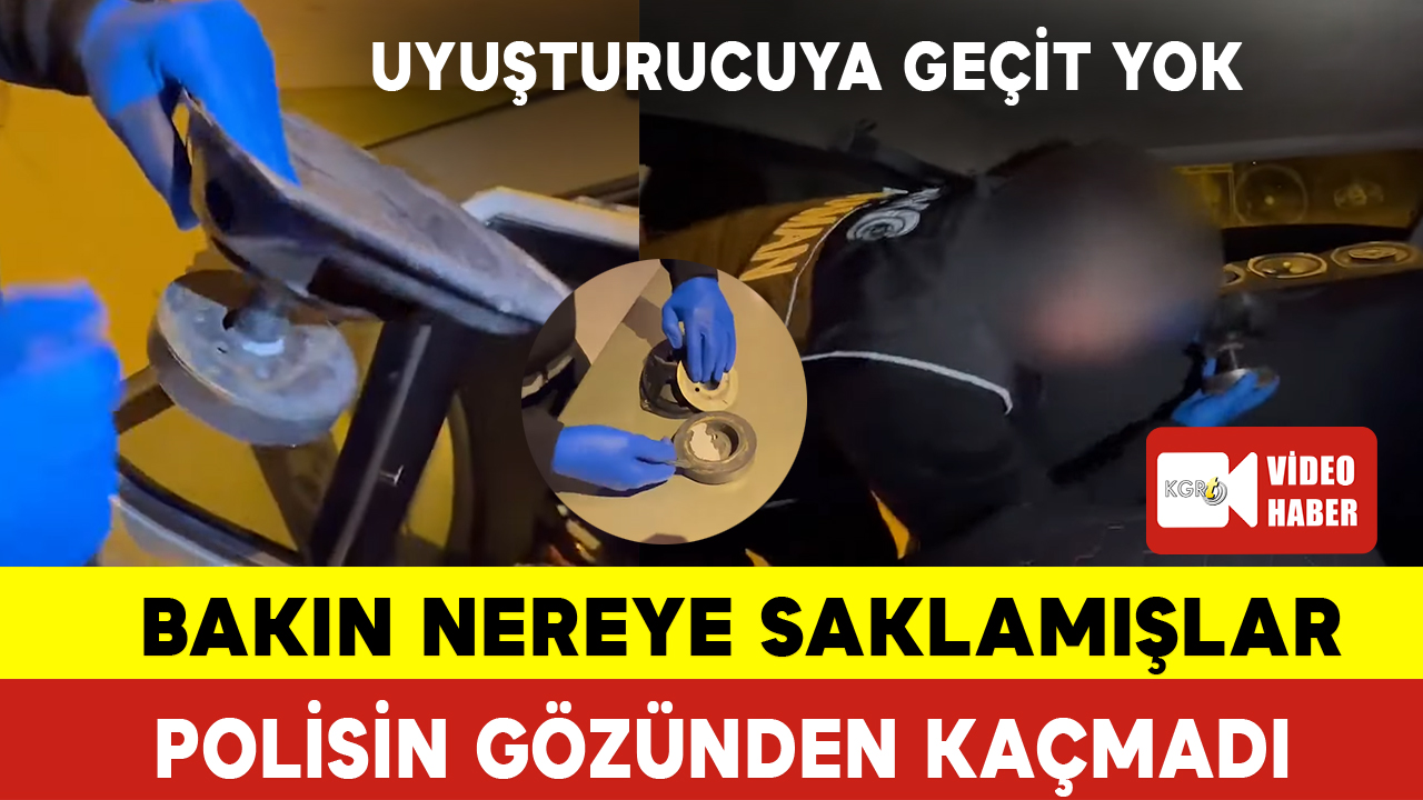 Hoparlörün İçinden Uyuşturucu Çıktı