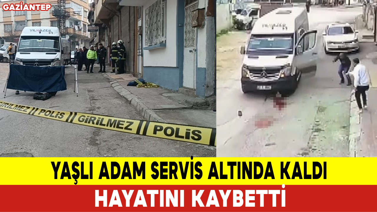 İşçi Servisinin Altında Kalan Yaşlı Adam Hayatını Kaybetti