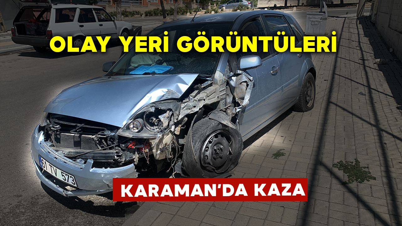 Kontrolden Çıkan Otomobil Duvara Çarptı: 1 Yaralı