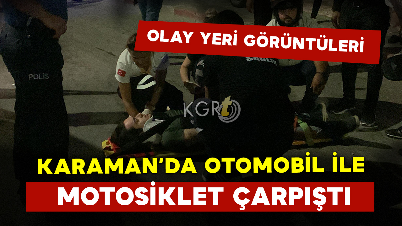 Motosiklet ile Otomobil Çarpıştı: 1 Yaralı