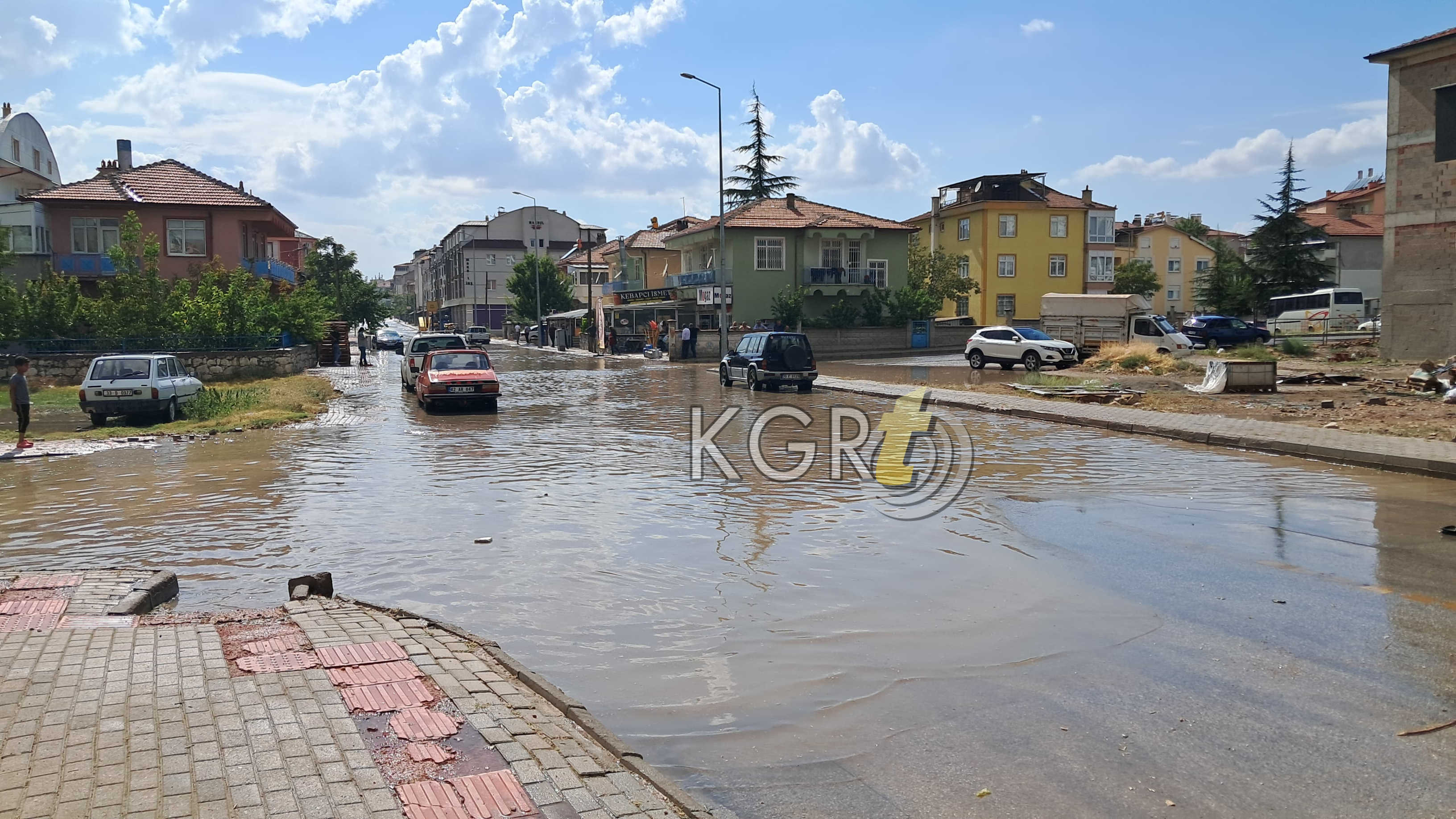 Sağanak Sonrası Mara Yolunu Su Bastı4