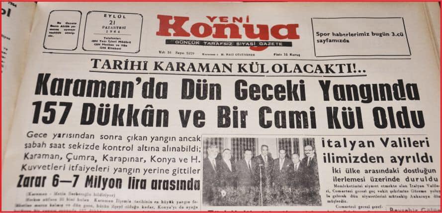 Karaman Carsi Yangini 19 Eylul 1964 (5)