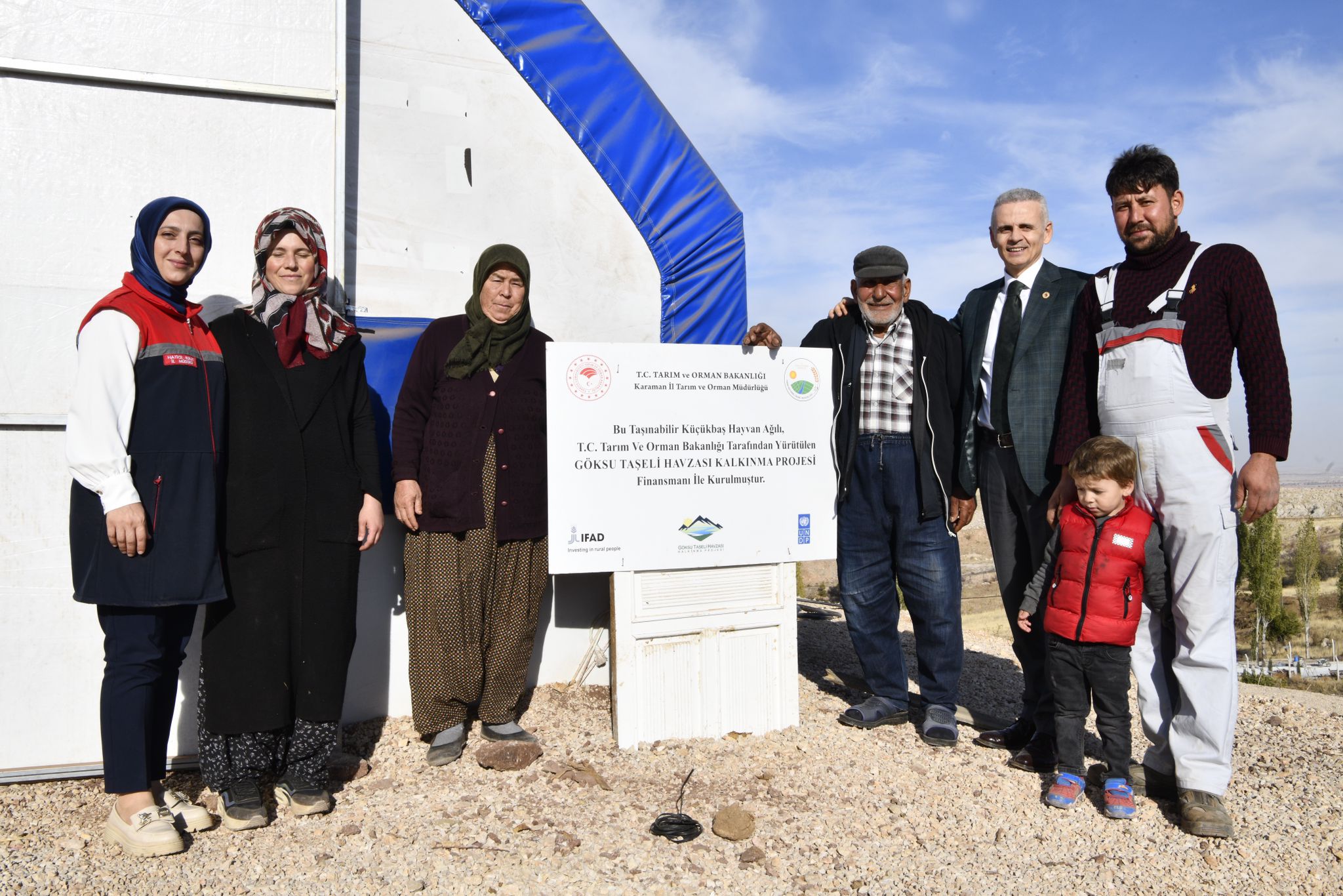 Karaman Valisi Cicekliden Koylere Cikarma7