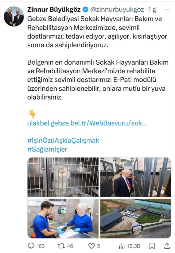 Gebze Belediyesi'ne ait hayvan barınağında yaşanan üzücü olaylar sonrası, birçok vatandaş Gebze Belediye Başkanı'nın kim olduğunu ve hangi partiye mensup olduğunu araştırmaya başladı. Bu yazıda, Gebze Belediye Başkanı Zinnur Büyükgöz’ün kim olduğuna ve ol