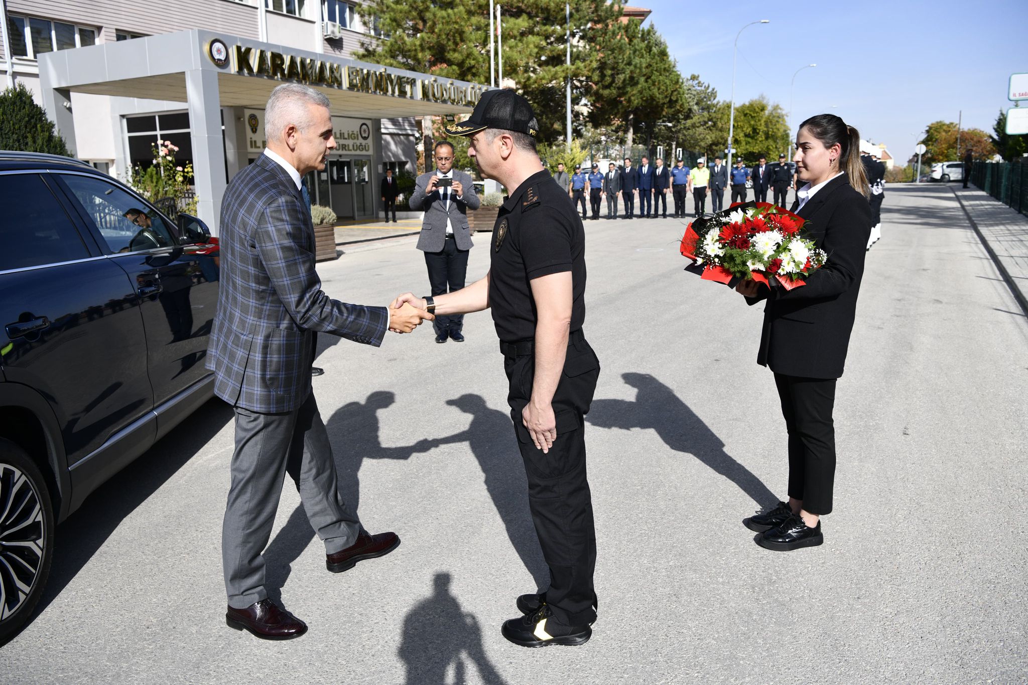 Vali Cicekliden Karaman Il Emniyet Mudurlugune Ziyaret3