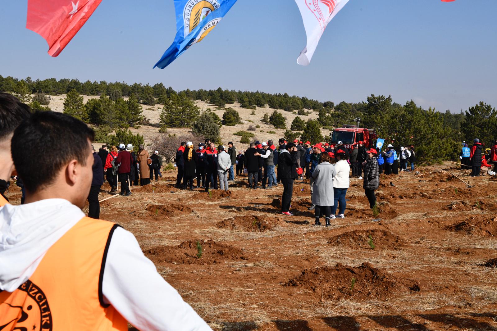 81 Ilde Eş Zamanlı Saat 11.11'De Milyonlarca Fidan Toprakla Buluştu (8)