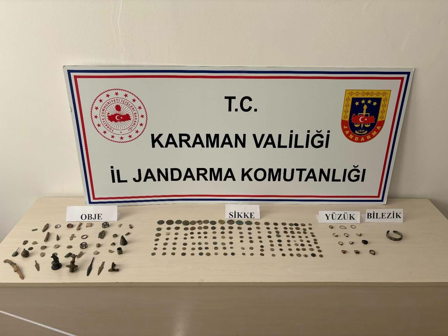 Karamanda Jandarmadan Tarihi Eser Operasyonu (2)