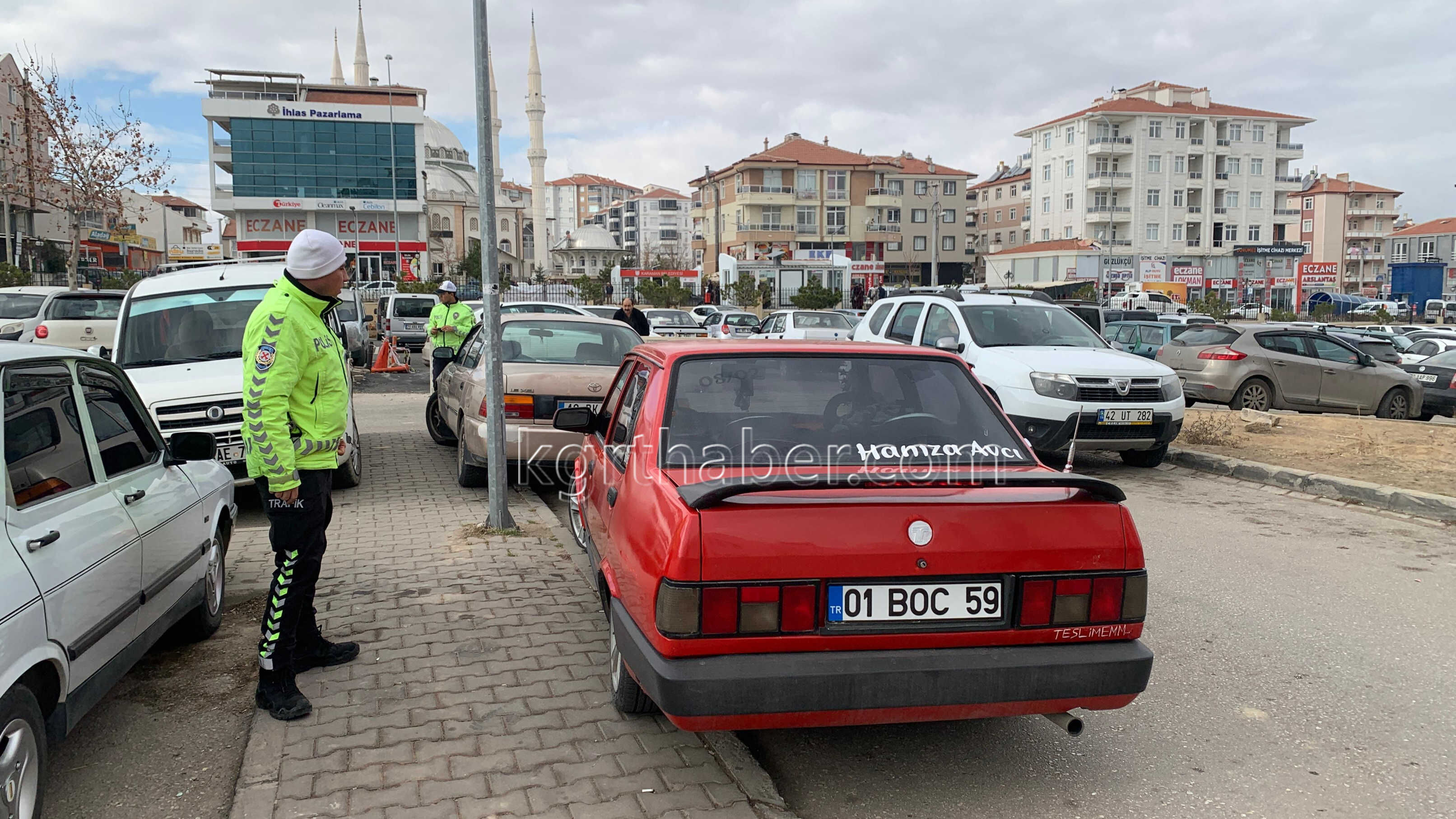 Karamanda Hastanede Hatali Park Yapan Yandi Toplamda 13 Araca 9 Bin Liraya Yakin Ceza Yazildi4