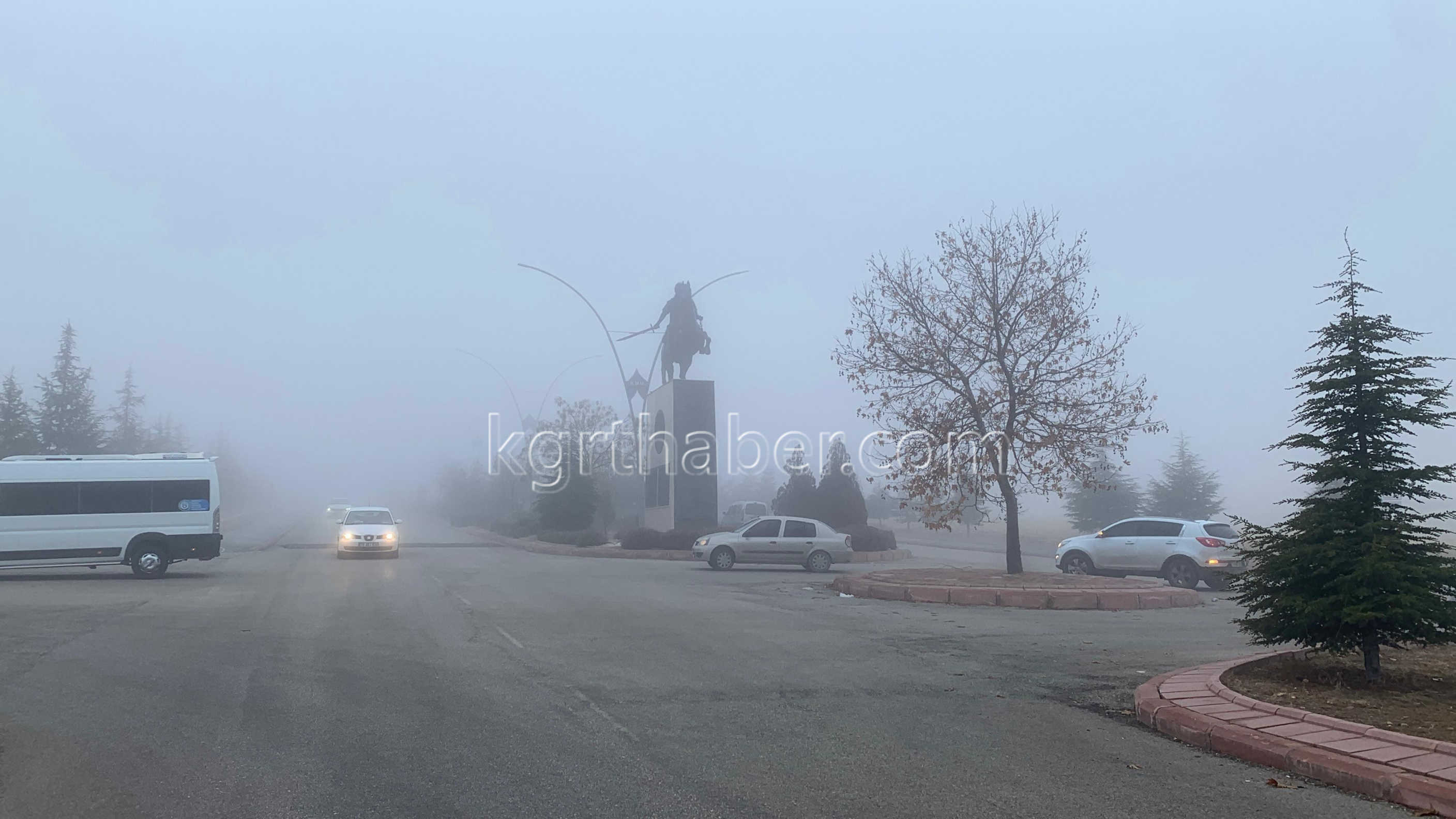 Karamanda Yogun Sis Gorus Mesafesini Dusurdu3