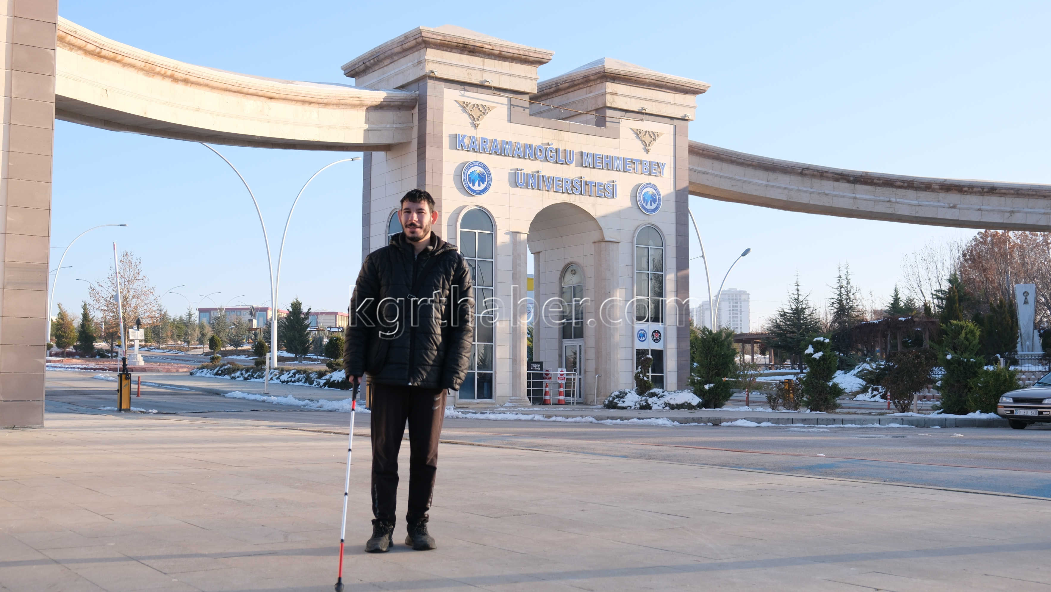 Yüzde 91 Görme Engelli Ahmet Azmiyle Herkese Örnek Oluyor2