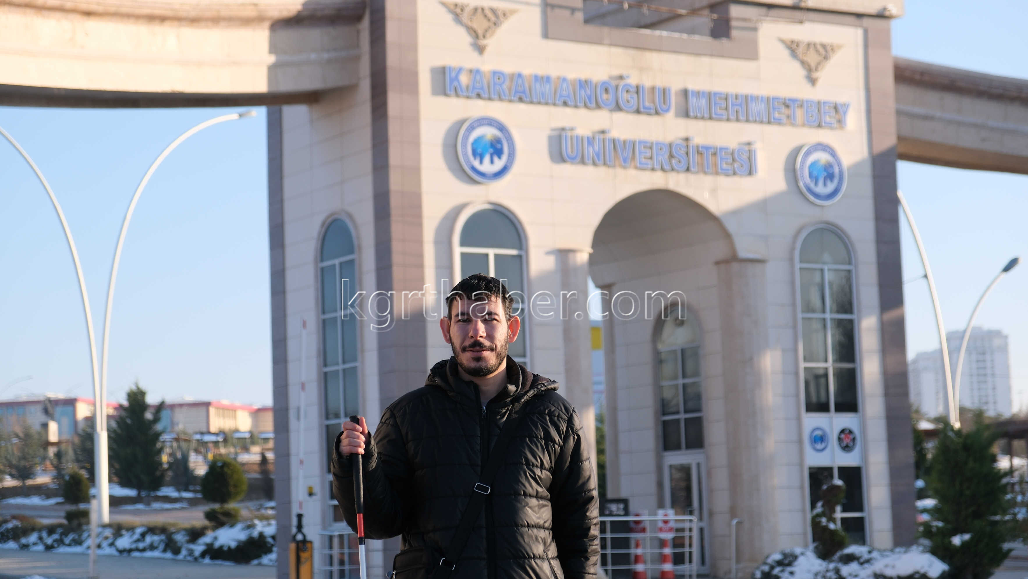 Yüzde 91 Görme Engelli Ahmet Azmiyle Herkese Örnek Oluyor3