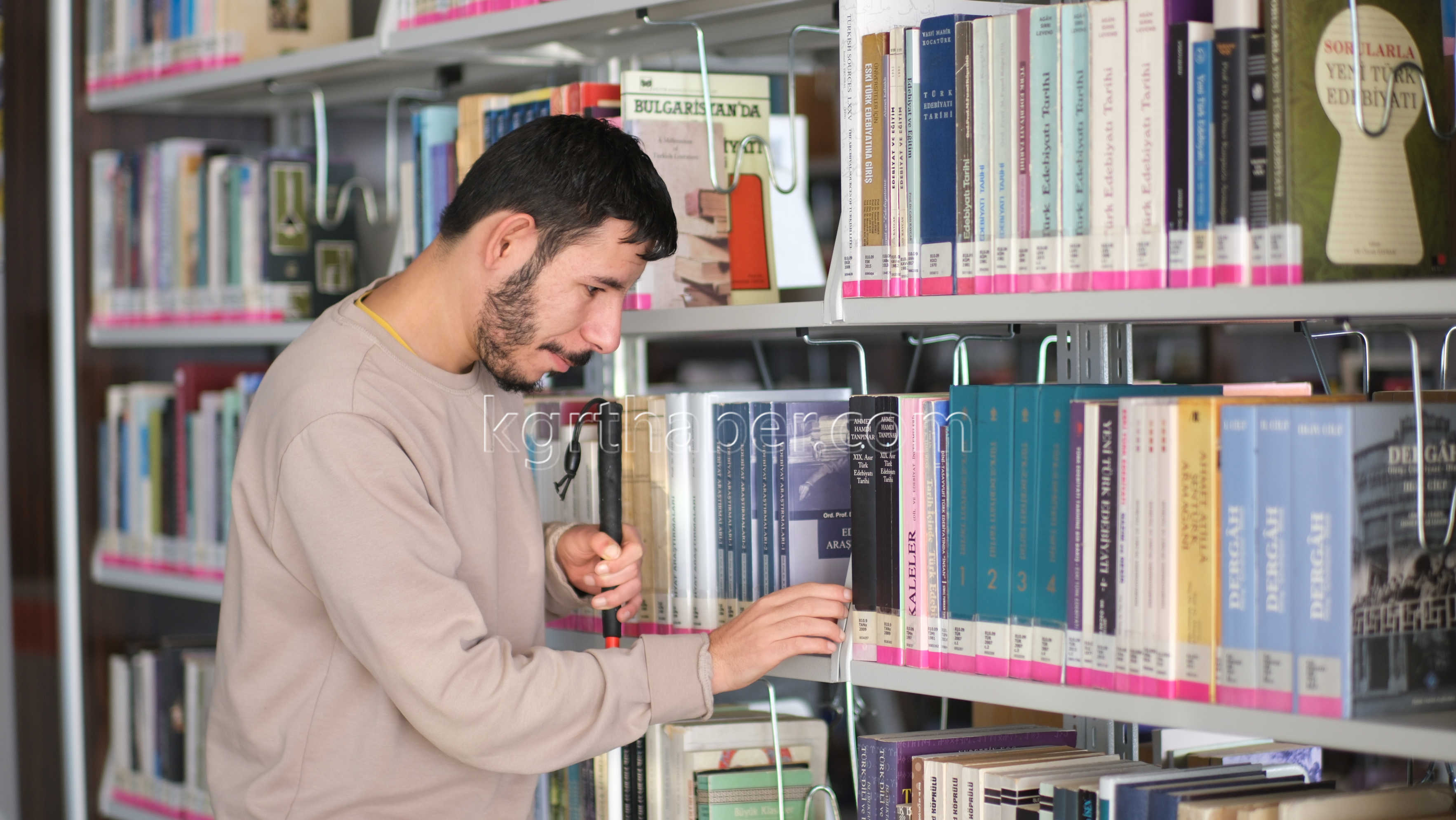 Yüzde 91 Görme Engelli Ahmet Azmiyle Herkese Örnek Oluyor5