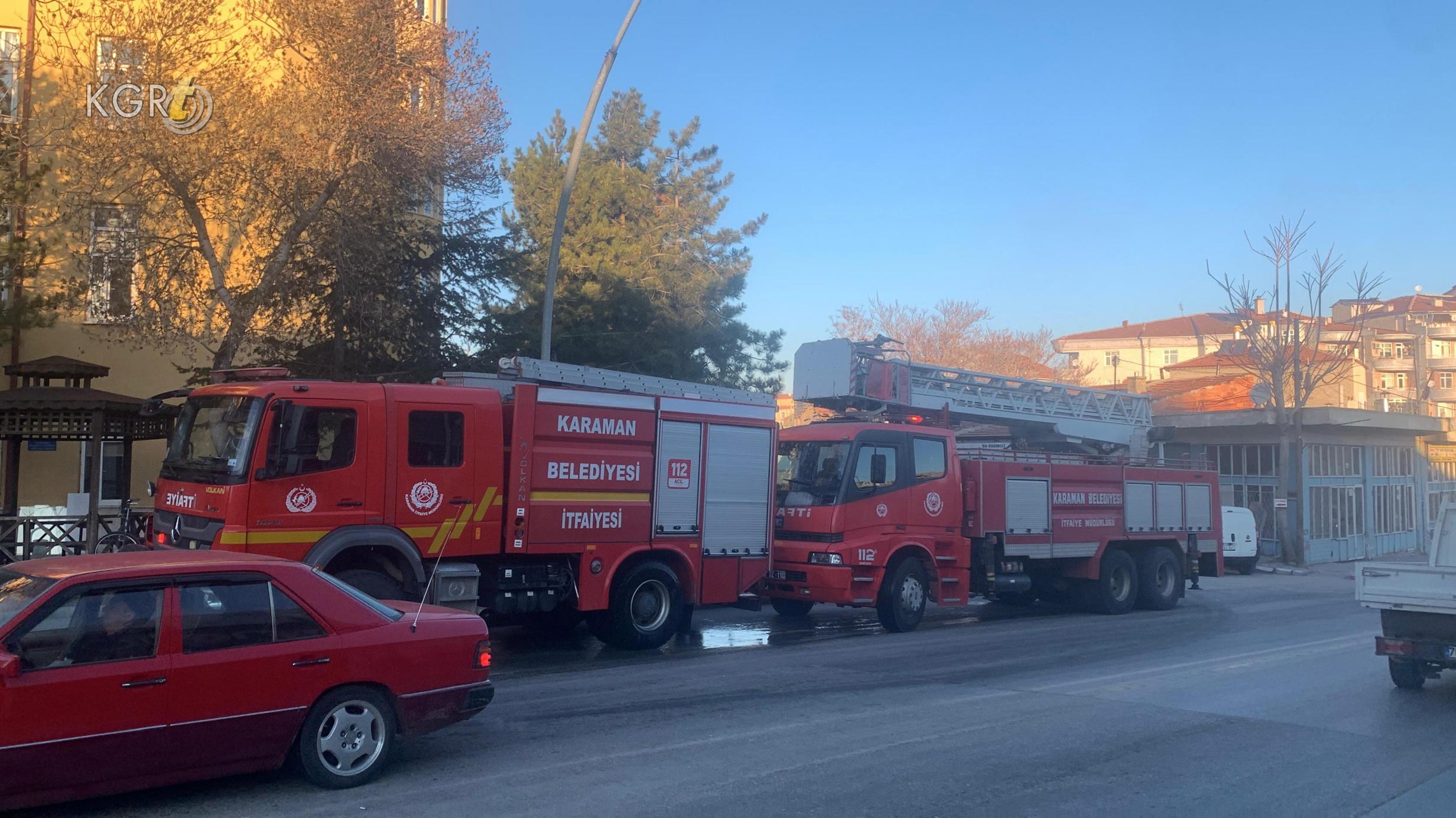 Karaman Belediyesinde Cikan Kucuk Capli Yangin Ekipleri Harekete Gecirdi6