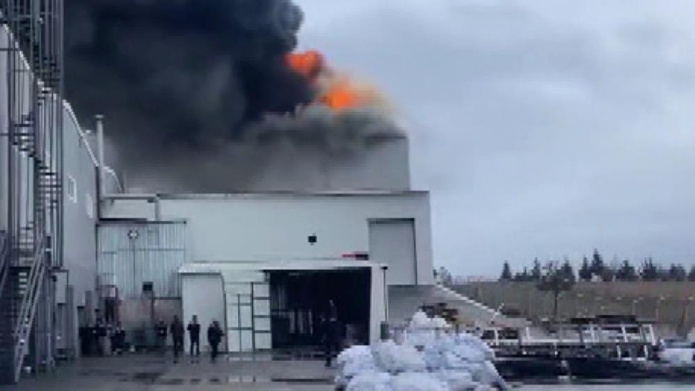 Edirnede Aluminyum Fabrikasinda Yangin Panigi1