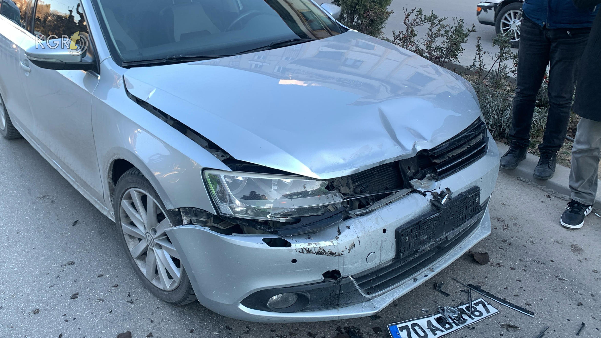Karamanda Kamyonet Karsi Seride Uctu Ortalik Savas Alanina Dondu7