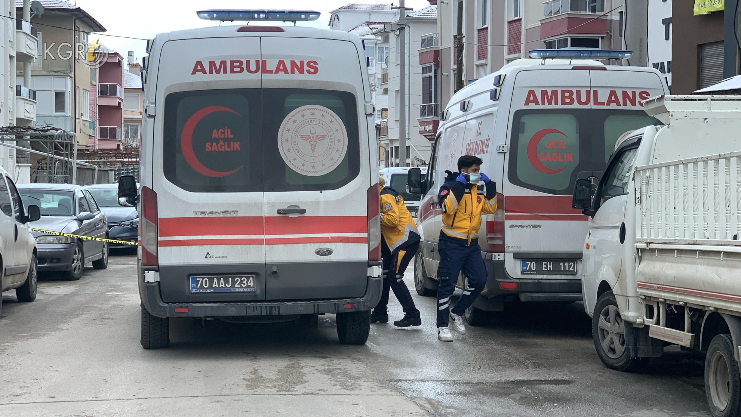 Karamanda Kiraathanede Rahatsizlanan Genc Adam Oldu7