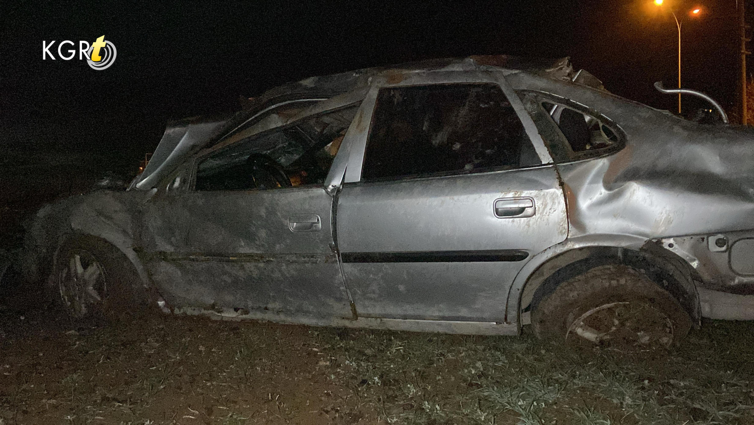 Karamanda Yoldan Cikan Otomobilin Surucusu Olumden Dondu1