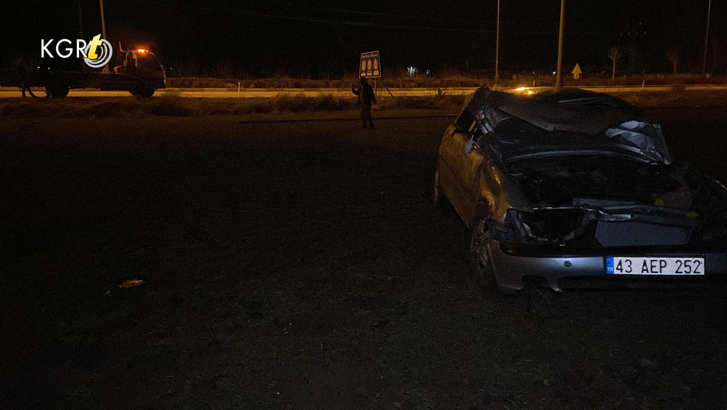 Karamanda Yoldan Cikan Otomobilin Surucusu Olumden Dondu2