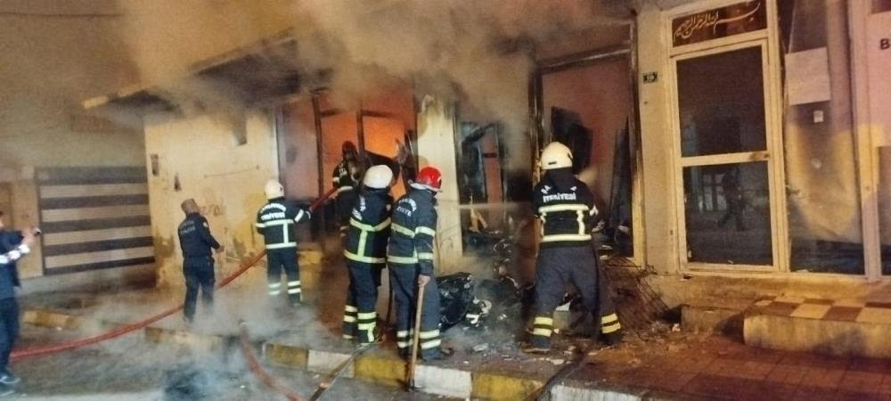 Sanliurfada Gece Yarisi Yangin Sabotaj Suphesi1