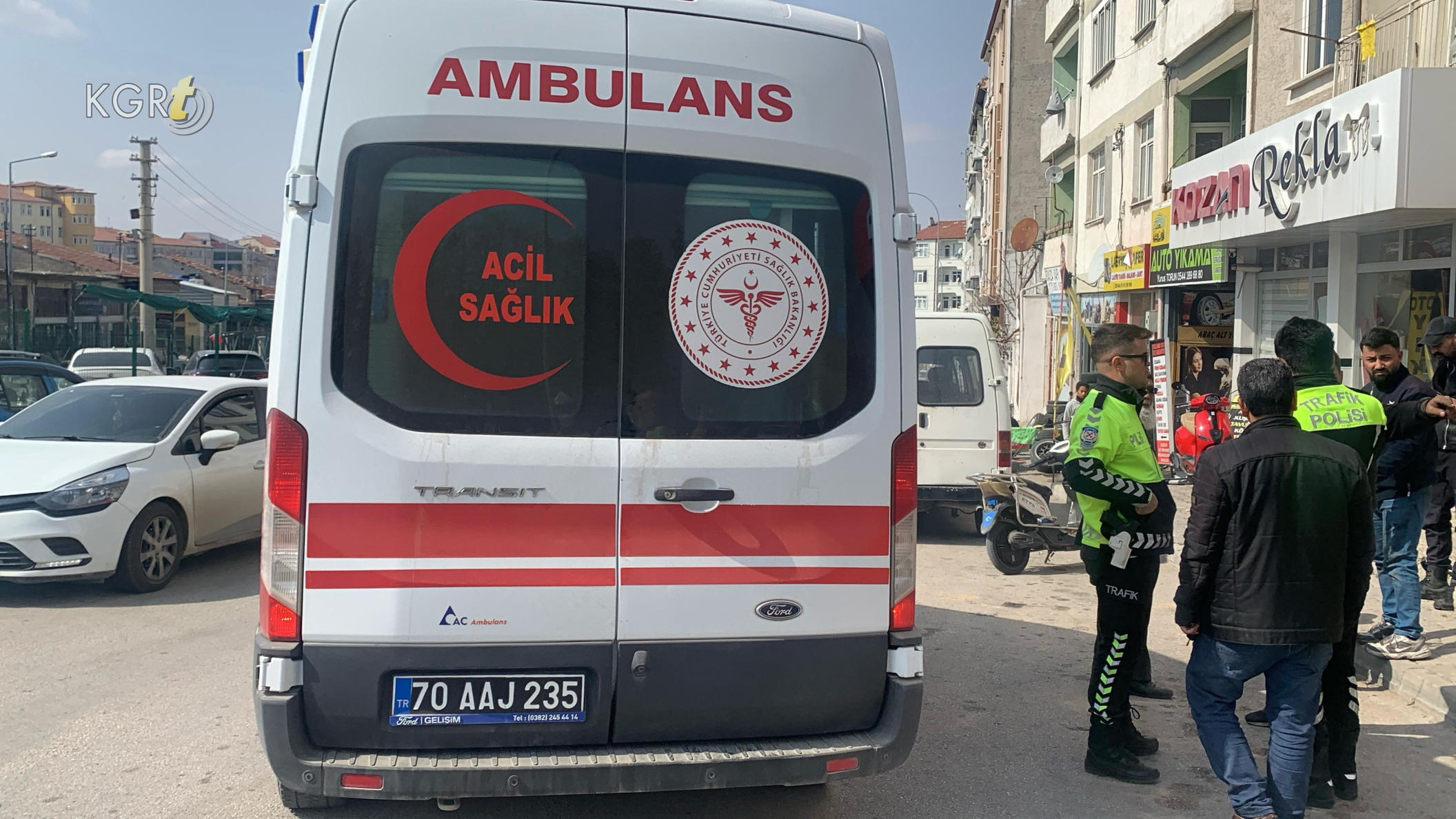 Karamanda Cift Motorla Otomobil Carpisti 1 Yarali8