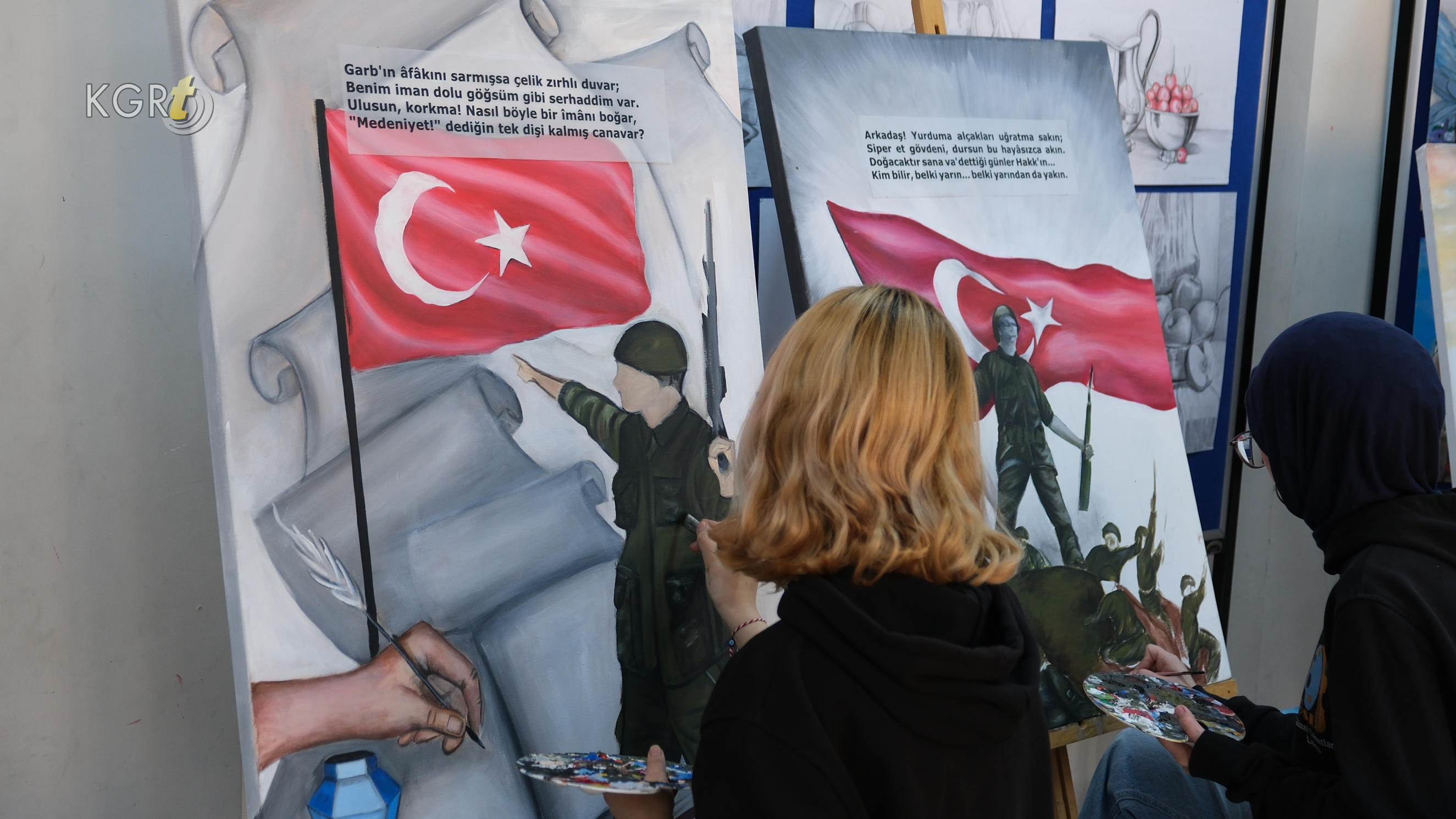 Karamanda Guzel Sanatlar Lisesi Ogrencileri Resim Sergisine Hazirlaniyor6